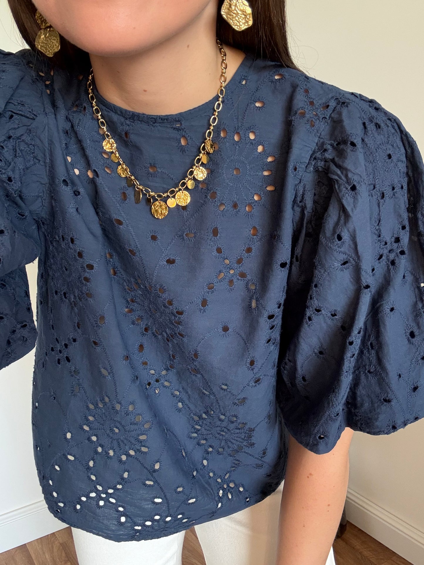 Blouse Charlotte Bleue