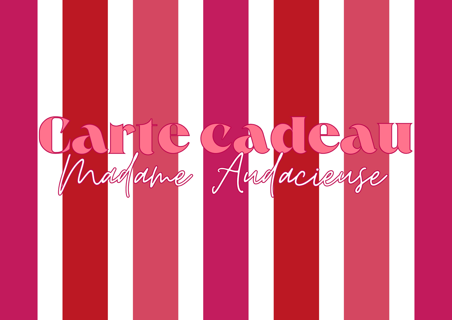 Carte Cadeau Boutique en ligne