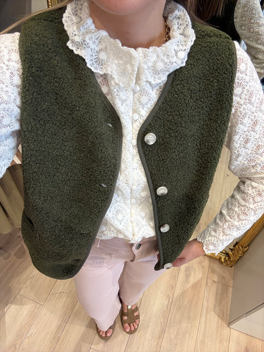Gilet Berger kaki