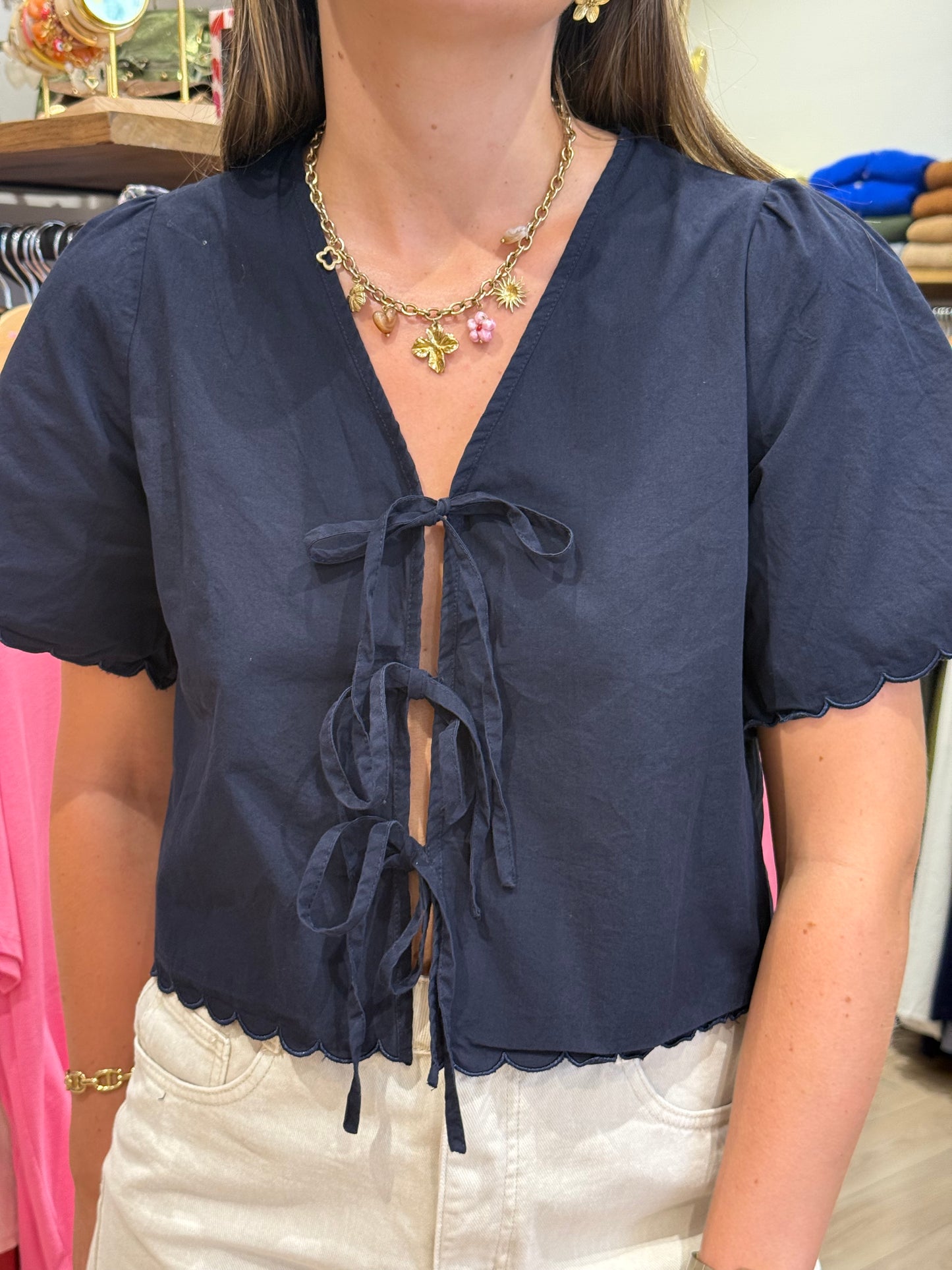 Blouse Lilou Bleue marine