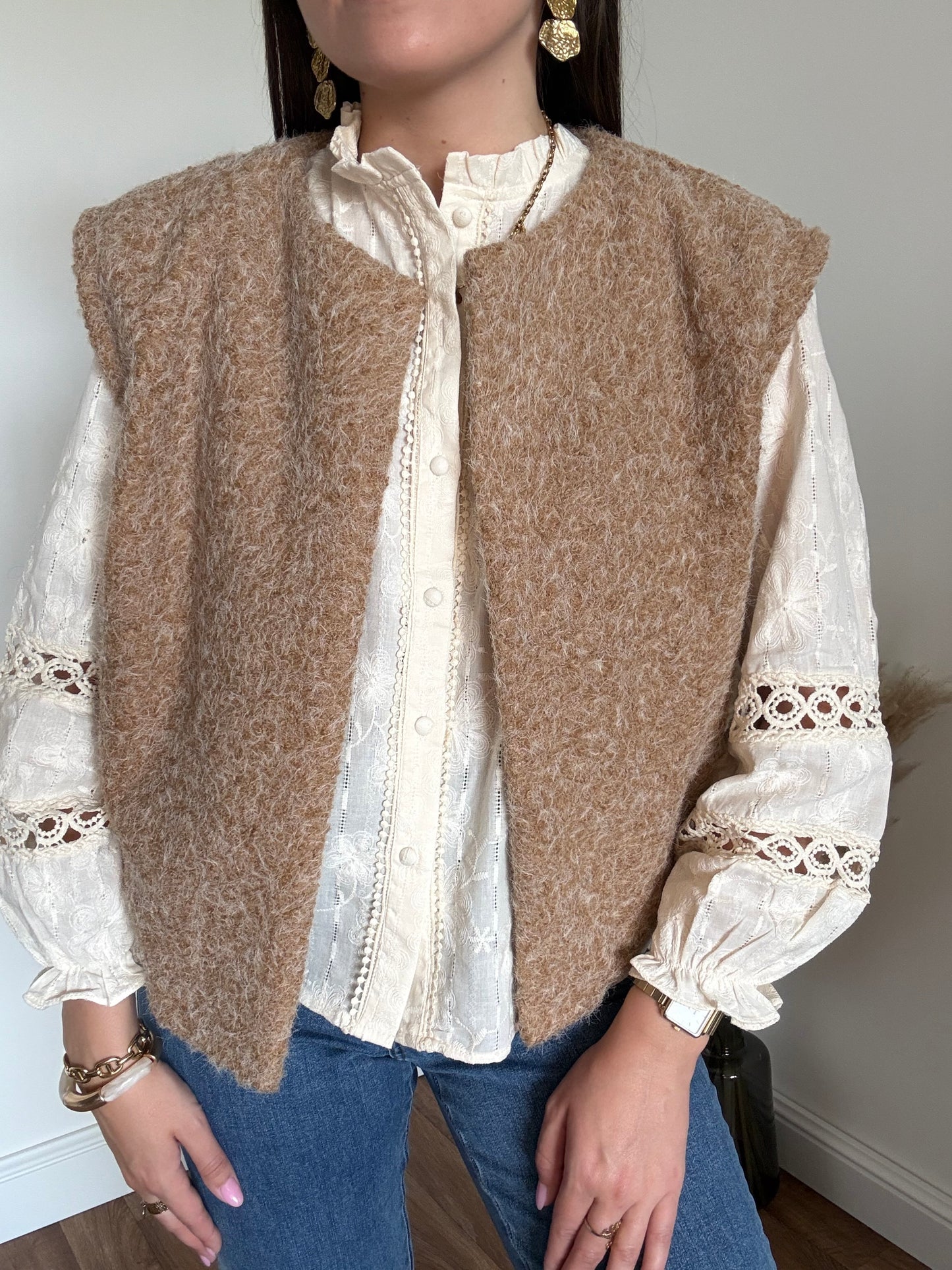 Gilet Ava Camel