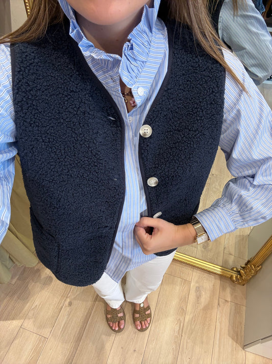 Gilet berger Bleu Marine