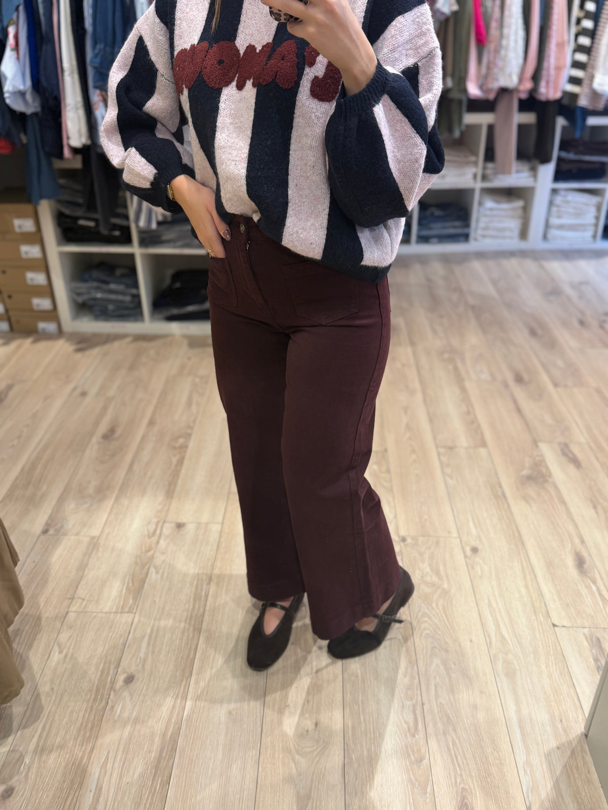 Pantalon Gasparette Bordeau