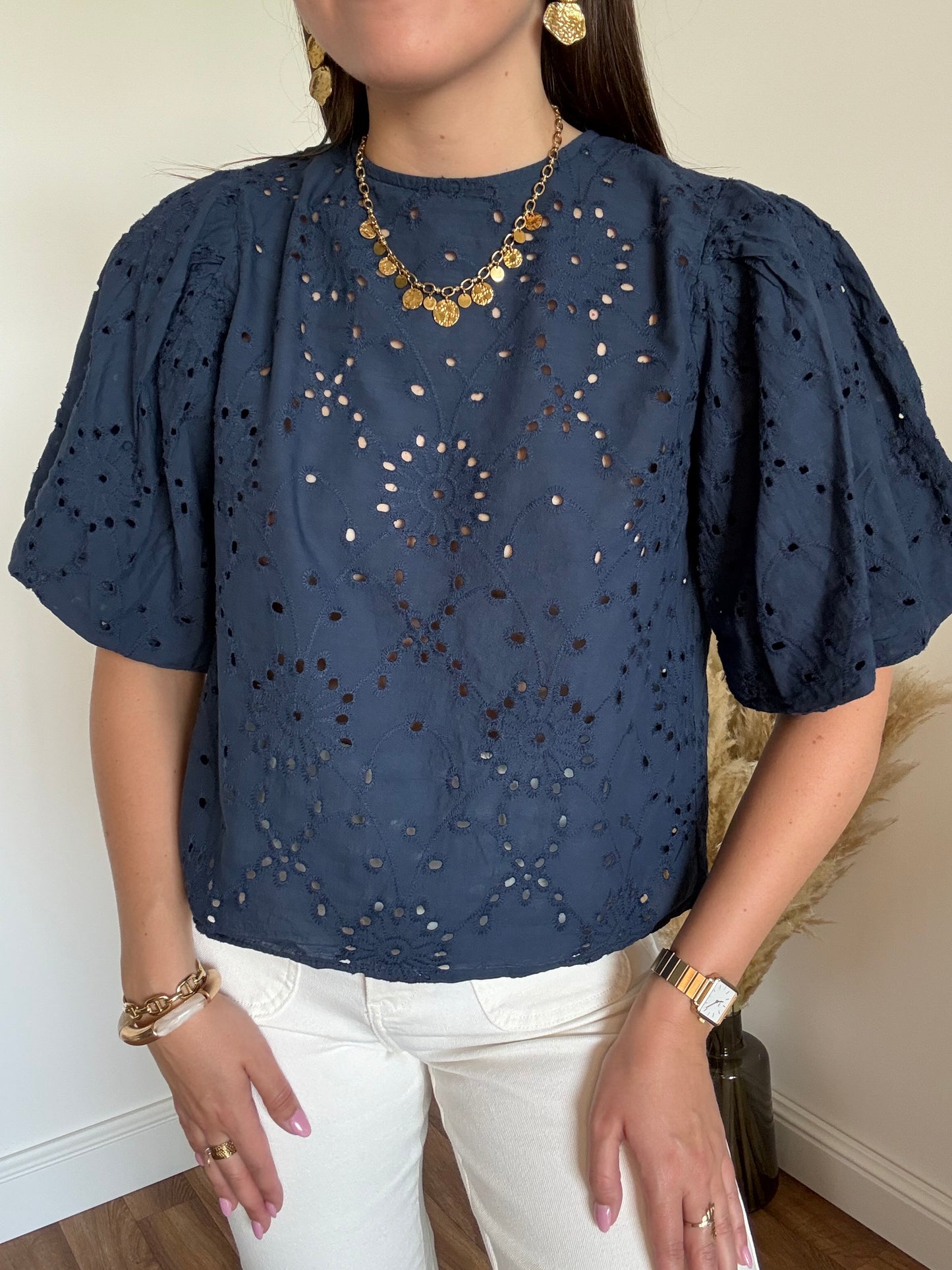 Blouse Charlotte Bleue