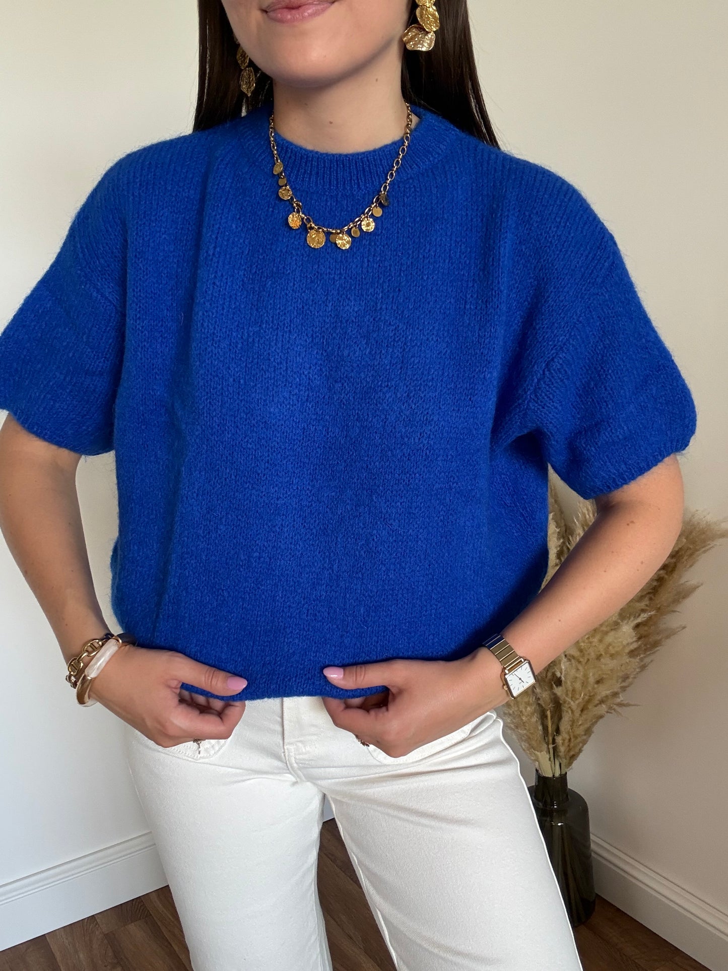 Pull Louna Bleu Électrique