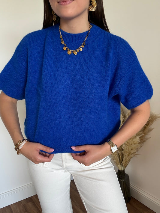 Pull Louna Bleu Électrique