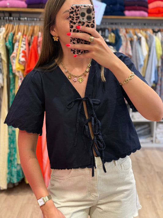Blouse Lilou Bleue marine