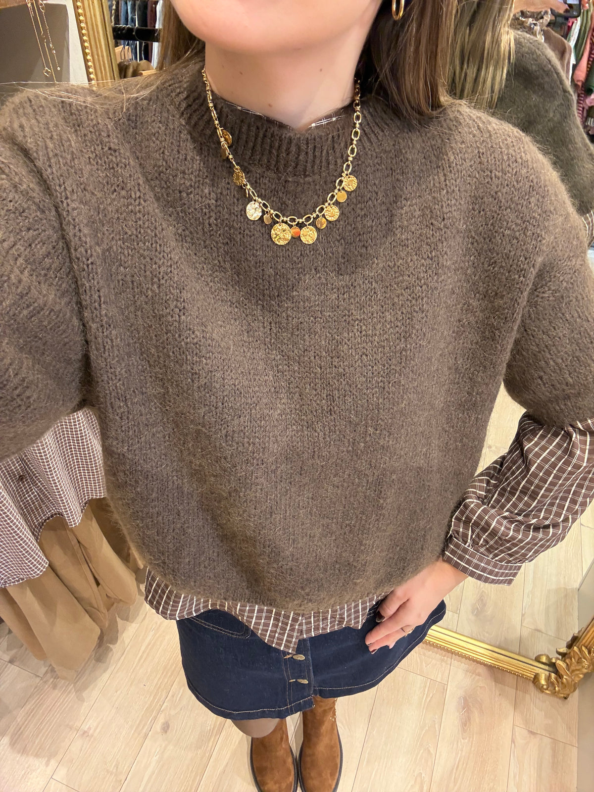 Pull Louna Marron