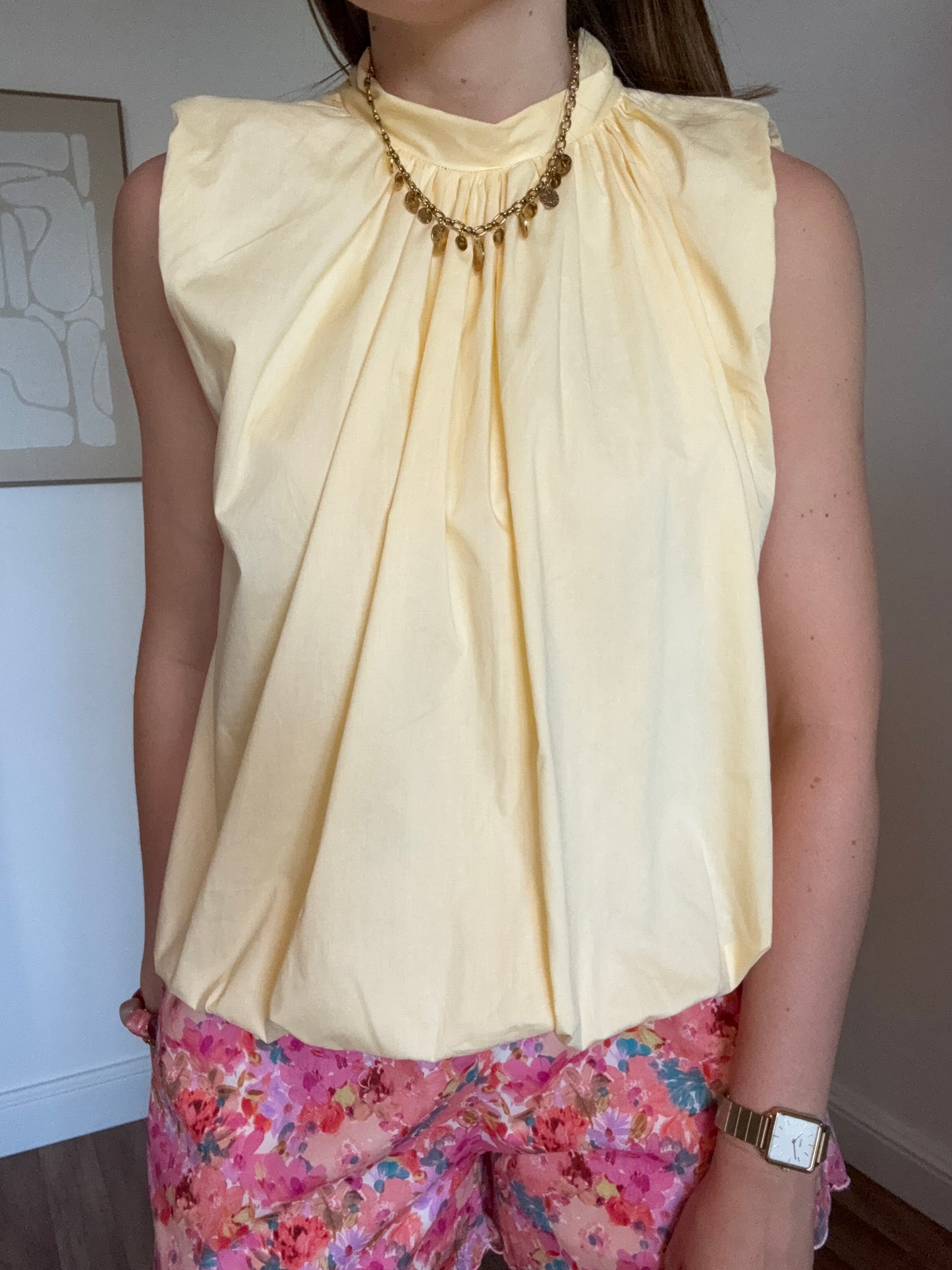 Top Tiffany Jaune