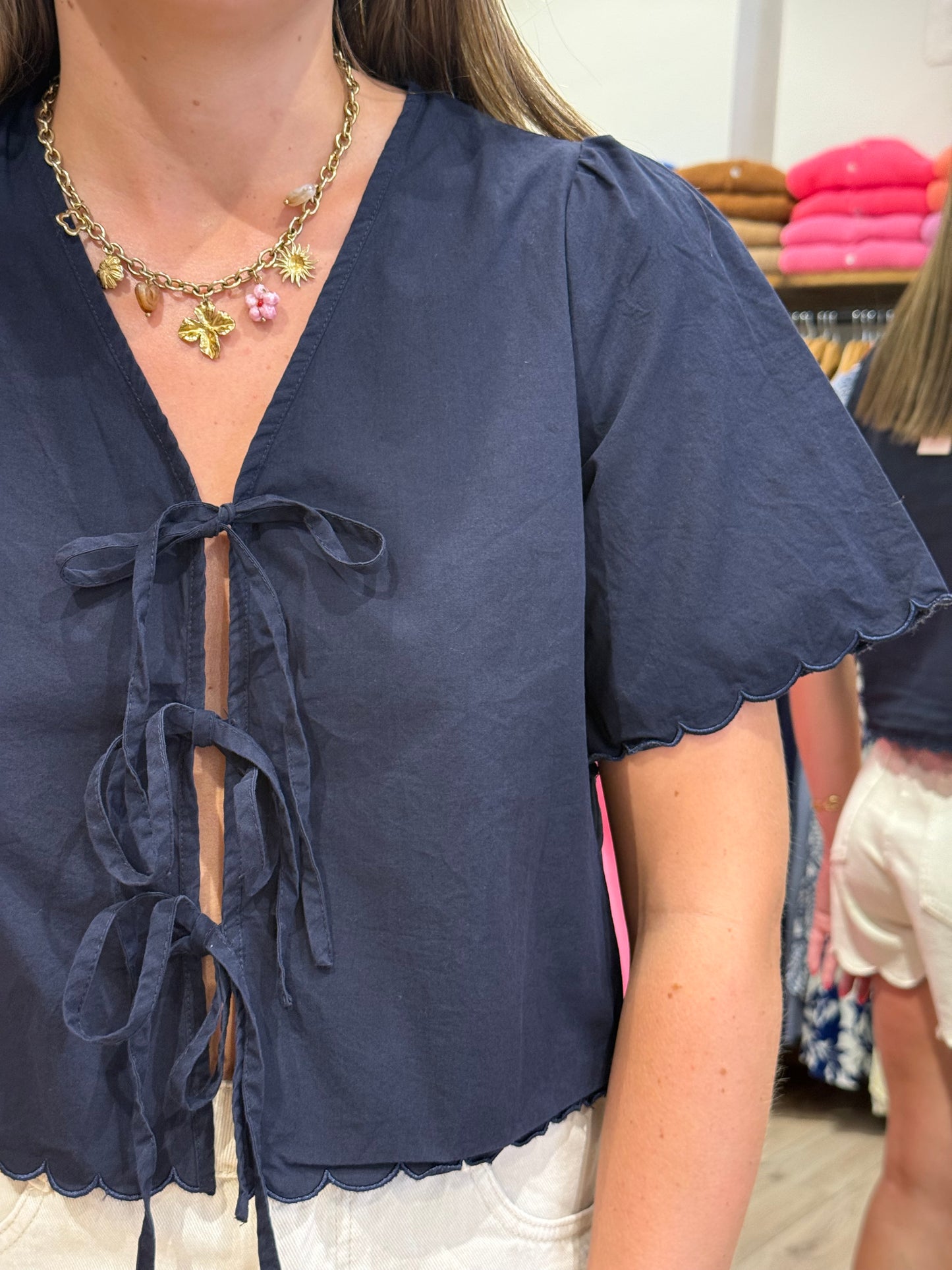 Blouse Lilou Bleue marine