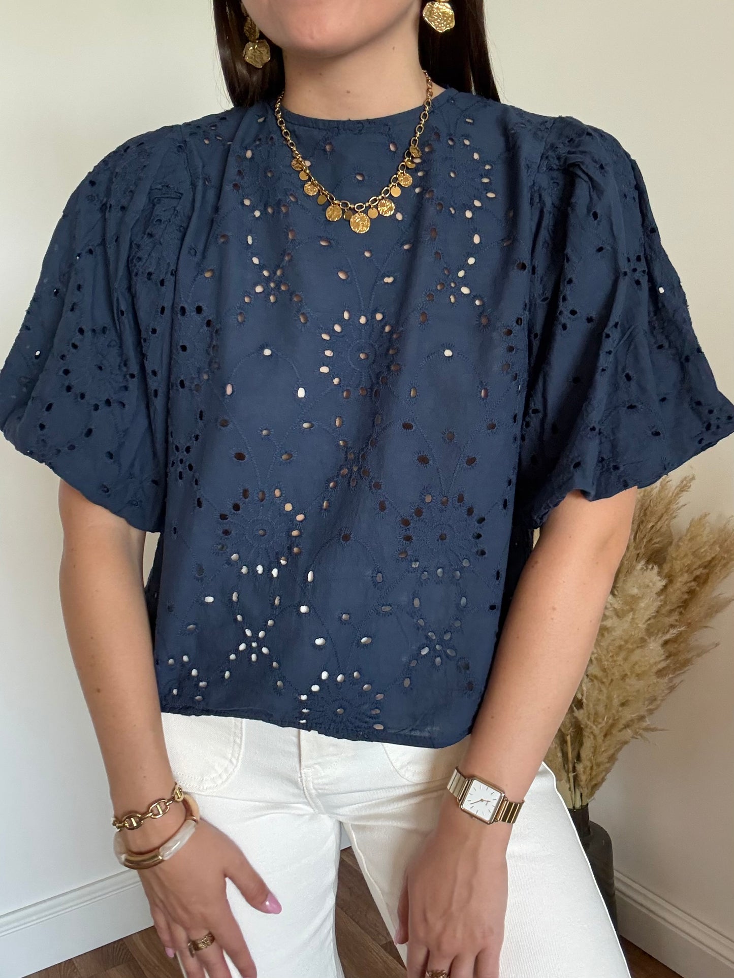 Blouse Charlotte Bleue