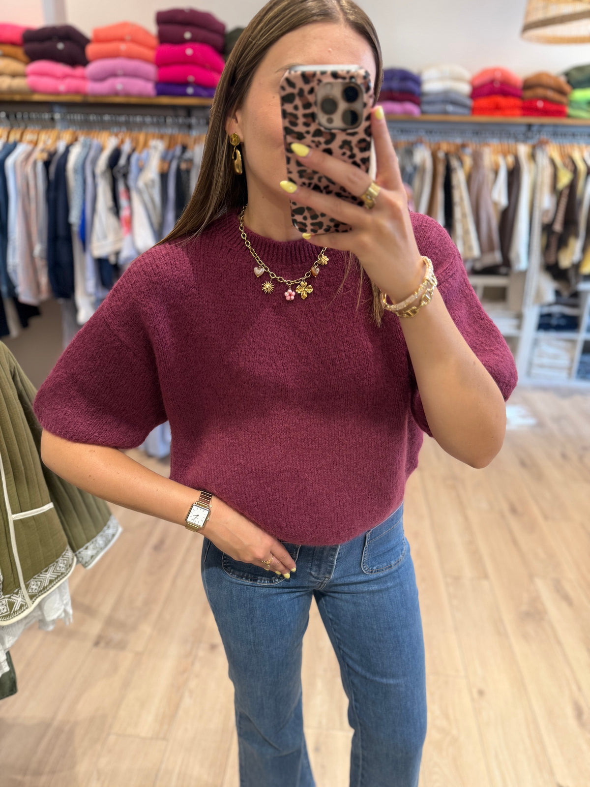 Pull Louna Prune clair