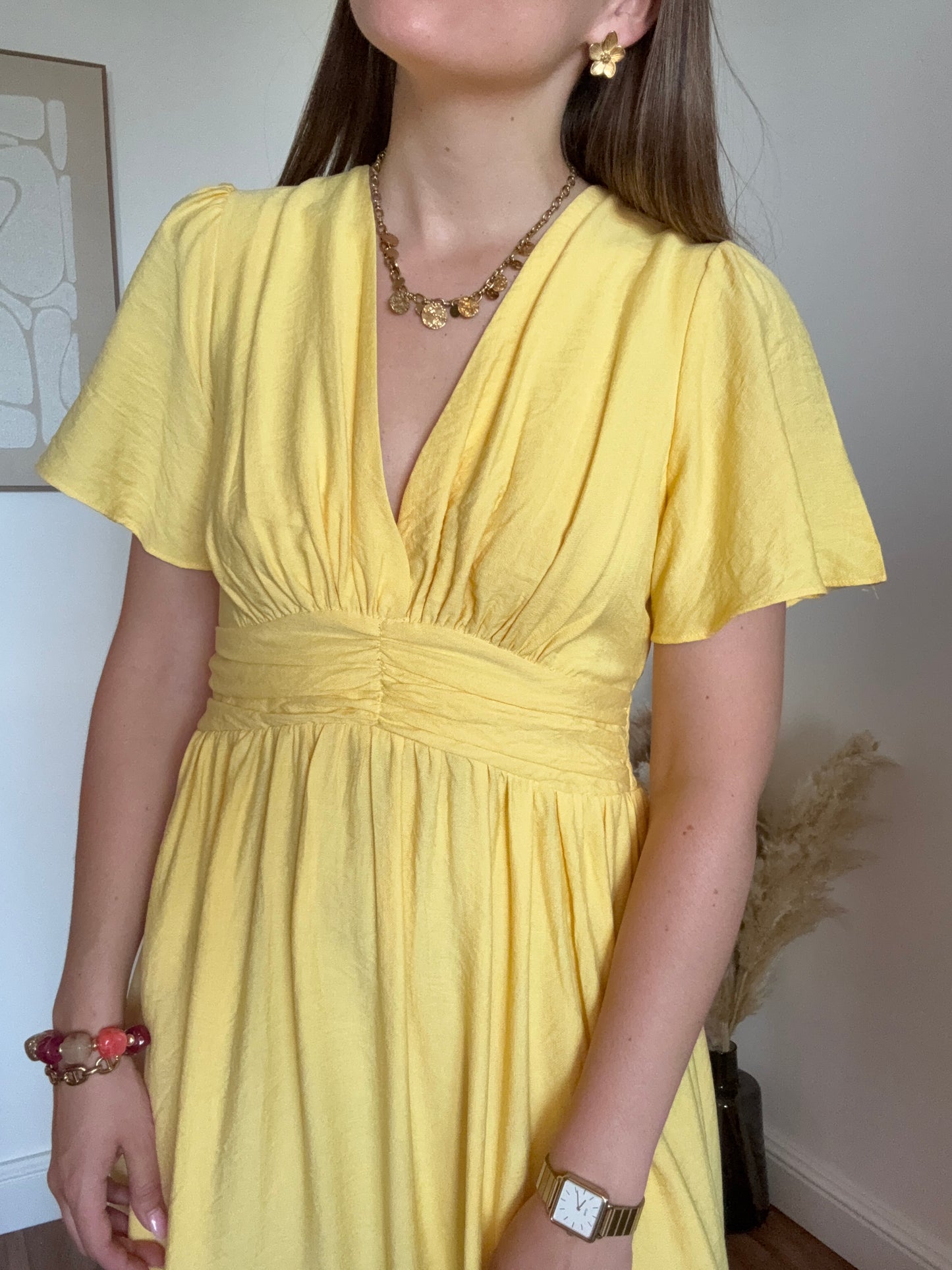 Robe Alba Jaune