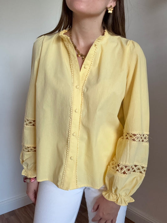 Chemise Jeanne Jaune