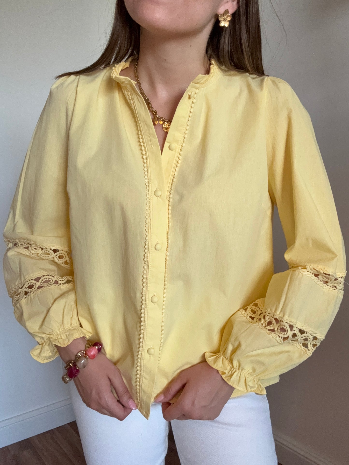 Chemise Jeanne Jaune